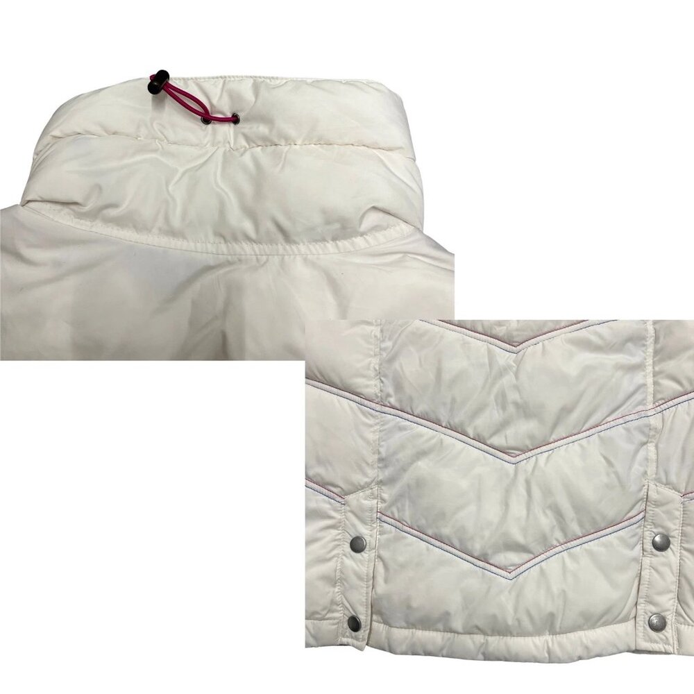 Columbia Vest Womens Medium White Omni-Shield Quilted Insulated Full Zip Puffer - Picture 7 of 8